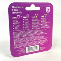 Philips QP620/50 OneBlade Ersatz-Rasierklingen, 2 Stück, kompatibel, langlebig, präziser Schnitt