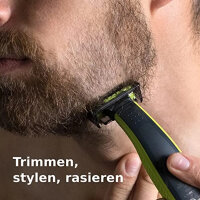 Philips OneBlade Ersatzklingen QP220/50, 2 Stück, langlebig und präzise Rasierklingen