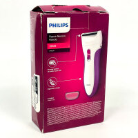 Philips SatinShave Essential Lady Shaver 2000 Elektrischer Nass- und Trockenrasierer für sanfte Haarentfernung