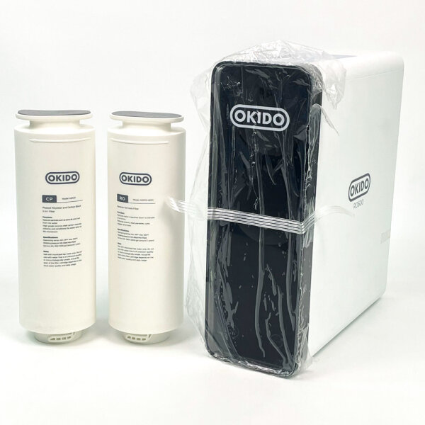 Okido RO600 Umkehrosmose Wasserfilter 110-240V 85W 50/60Hz ohne Power Kabel ohne OVP leichte Gebrauchsspuren