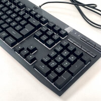 Predator KBCY21 Gaming Tastatur QWERTZ kabelgebunden schwarz mit LED Beleuchtung ohne Maus
