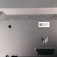 Predator KBCY21 Gaming Tastatur QWERTZ kabelgebunden schwarz mit LED Beleuchtung ohne Maus