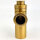 Washbasin bottle trap with snap closure, gold-colored, durable and easy to install