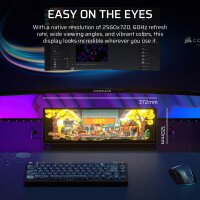 Corsair XENEON Edge 14.5" 2K Portable LCD Touchscreen Monitor, 2560x720, 60Hz, USB-C, HDMI, 5-Point Multi-Touch, iCUE, Windows PC