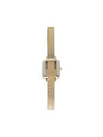Daniel Wellington Quadro Mini Evergold Amber Damen Armbanduhr Gold Braun elegant schlank