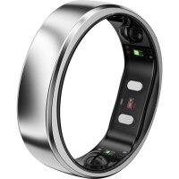 RingConn Gen2 Air Smart Ring Size 10, Silver, waterproof up to 100 meters, innovative health features