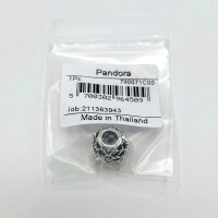 Pandora charm pendant in silver with chain link lock, elegant jewelry pendant for bracelets