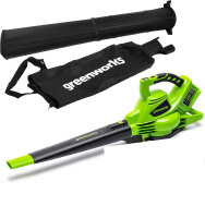 Greenworks 48V Akku Laubsauger Laubbläser mit...