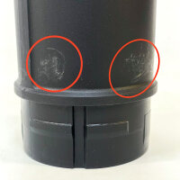 Greenworks 48V Akku Laubsauger Laubbläser mit Schultergurt, bürstenloser Motor, 322 km/h, 9 m³/min, 45L Fangsack, Ladegerät, Kratzer