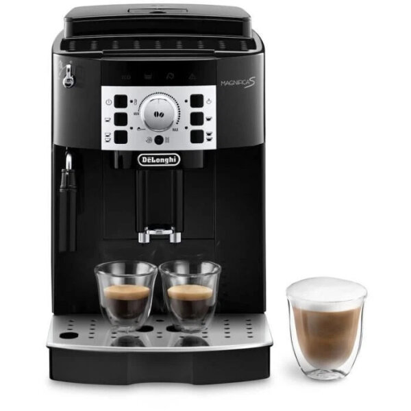 Delonghi Magnifica S ECAM22.140.B coffee machine, black, used, fully automatic, compact, easy to use