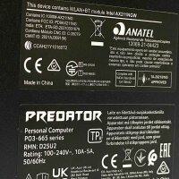 Acer Predator Orion 3000 PO3-665 Gaming-PC, Intel Core i5-14400F, 16 GB RAM, 1 TB SSD, GeForce RTX 5070, Windows 11, Kratzer