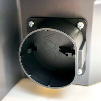 V2C Trydan Wallbox Ladepunkt 7,4 kW, T2S-Kabel, 32A, Schwarz, Modell TRY32-1-OL5