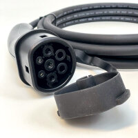 V2C Trydan Wallbox Ladepunkt 7,4 kW, T2S-Kabel, 32A, Schwarz, Modell TRY32-1-OL5