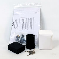 V2C Trydan Wallbox Ladepunkt 7,4 kW, T2S-Kabel, 32A, Schwarz, Modell TRY32-1-OL5