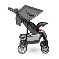 Emma Plus Buggy Stroller up to 15 kg, Pink Scandi, easily foldable, reversible, compact, comfortable