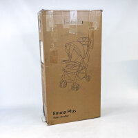 Emma Plus Buggy Stroller up to 15 kg, Pink Scandi, easily foldable, reversible, compact, comfortable