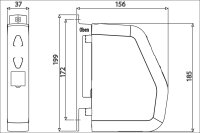 Superrollo Professional SR10185 Electric Belt Winder 15 mm Pulling Force, Model GW185
