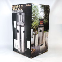 Enders Polo 2.0 Terrassenheizer 1,20 m, 6 kW, Edelstahl, mobiler Heizstrahler für Außenbereiche