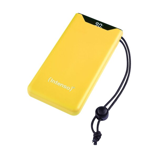 INTENSO F10000 Powerbank 10000 mAh Power Delivery Schnellladefunktion Gelb