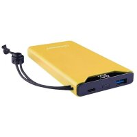 INTENSO F10000 Powerbank 10000 mAh Power Delivery Schnellladefunktion Gelb
