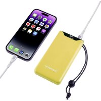 INTENSO F10000 Powerbank 10000 mAh Power Delivery Schnellladefunktion Gelb