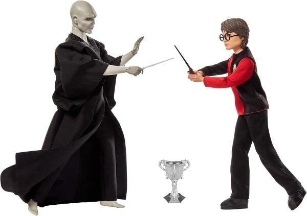 MATTEL Harry Potter und Lord Voldemort Puppen 2er-Pack, detailreiche Figuren, Sammleredition