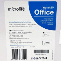 Microlife WatchBP 512 MB BP3SK1-3B, 1 GHz, 4.5 GB, Windows 10/11, professional automatic blood pressure monitor for medical practices