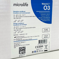 Microlife WatchBP O3 Ambulatory 24-Stunden-Blutdruckmessgerät Professionell, ambulant, präzise Messung