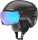 Atomic Savor Visor Stereo Skihelm M 55-59, Schwarz, integriertes Visier, Stereo-Audio-System, leichter Schutz