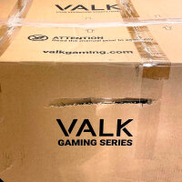 VALK GAIA Gaming Chair red, adjustable 4D armrests, height adjustable, up to 130 kg, office and gaming chair
