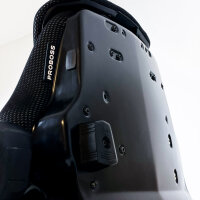 PROBOSS AS3520 luftgefedertes Sitzmodell mit verstellbaren Comfort Plus Armlehnen, Unterseite mit Kratzern