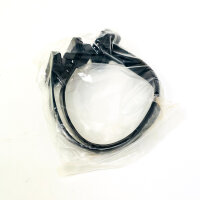 iKKEGOL 16-Pin OBD2 OBDII Y-Splitter Verlängerungskabel 30cm, Ultra Low Profile, Rechts/Links Anschluss