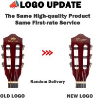 Akustische Reisegitarre Starter-Set mit Stimmgerät, Kapodaster, Saiten, Gurt, Plektren, Schlagbrett und Gigbag für Anfänger, Kinder, Teenager, Studenten