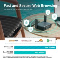 GL.iNet GL-BE3600 Slate 7 Mobiler WiFi 7 Reise-Router mit VPN, 2.5G Gigabit Port, OpenWrt, WireGuard, Travel WLAN Access Point