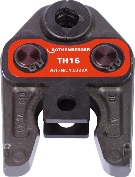 Rothenberger Press Jaws Standard TH16, 1 piece, model 015322X, durable and precise