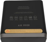 13L Minibackofen mit Heißluftfritteuse 1350W, Air Fryer, Toaster, Grill, Pizzaofen, 2 Backbleche, 50 Kuchenboxen, 5 Zinnfolie-Boxen