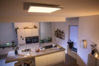 Philips Hue Aurelle White Ambiance LED-Panel 60x60cm mit Dimmerschalter, smarte Innenbeleuchtung für Wand & Decke, ältere Generation