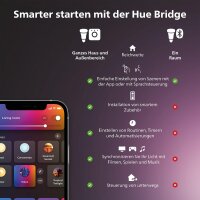 Philips Hue Aurelle White Ambiance LED-Panel 60x60cm mit Dimmerschalter, smarte Innenbeleuchtung für Wand & Decke, ältere Generation