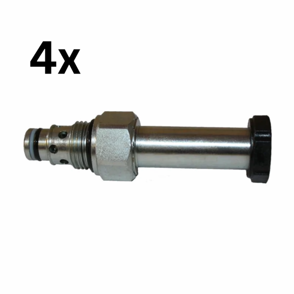 BOSCH REXROTH OD150218A000000 2-way solenoid valve, 350 bar, 40 l/min, cavity CA-08A-2N, 4 pieces