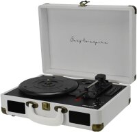 PRIXTON VC400 Turntable with Bluetooth, Encoding, FM...
