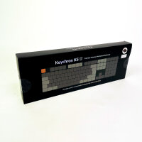 Keychron K5 V2 Kabellose Hot-Swap Tastatur, QWERTY, RGB, Aluminium, Braune Schalter, QMK LP 2.0