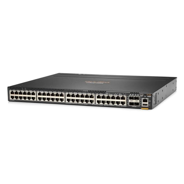 HPE Aruba 6100 48G Class4 PoE 4SFP+ 370W Network Switch, powerful, energy efficient, for Europe
