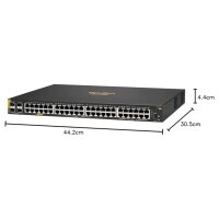HPE Aruba 6100 48G Class4 PoE 4SFP+ 370W Network Switch,...