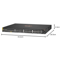 HPE Aruba 6100 48G Class4 PoE 4SFP+ 370W Netzwerk-Switch,...