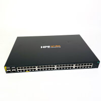 HPE Aruba 6100 48G Class4 PoE 4SFP+ 370W Netzwerk-Switch, leistungsstark, energieeffizient, für Europa