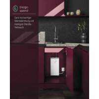 AEG Huz 5 Basic Undercounter Boiler 5 Liter Low Pressure Small Storage Water Heater with Plug