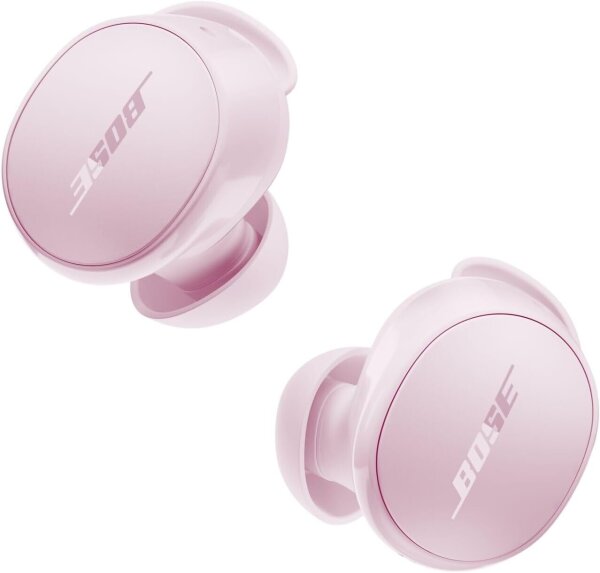 Bose QuietComfort Kabellose Bluetooth-Earbuds, aktives Noise-Cancelling, bis zu 8,5 Std. Akkulaufzeit, Blütenrosa Limited Edition