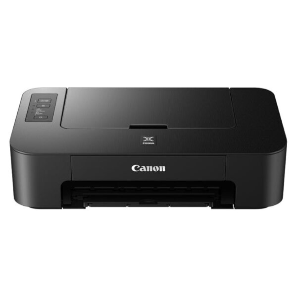 Canon PIXMA TS205 color inkjet printer, DIN A4, 4800x600 dpi, USB, optional XL ink cartridges, black, without original packaging
