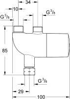 GROHE Grohtherm Micro 34487000 Thermostat für...