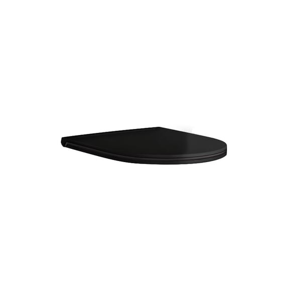 Scarabeo 5535B49 Moon toilet seat, removable, with soft-close mechanism, matte black